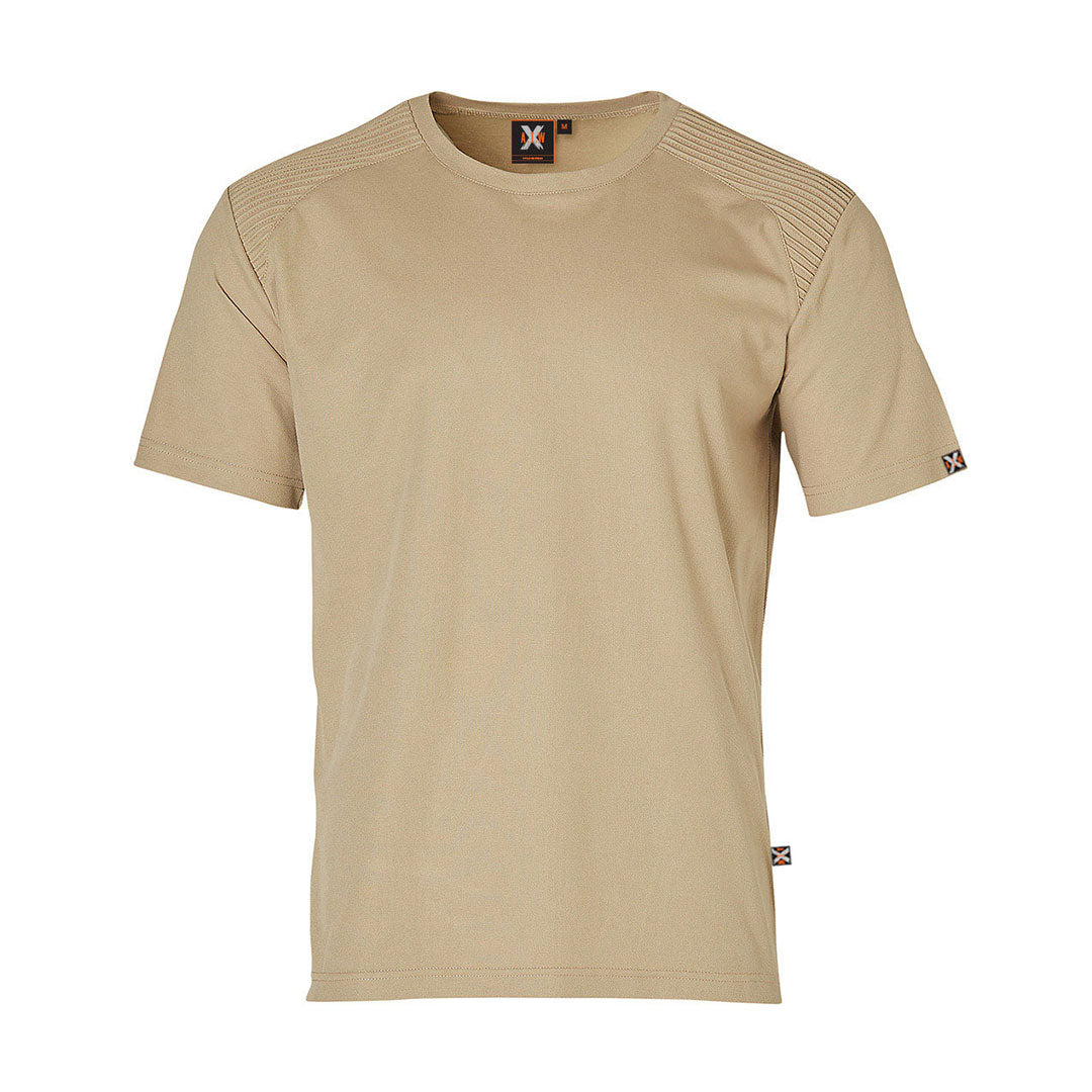 Winning Spirit The Stitched Shoulder Tee | Adults Beige Shirts & Tops