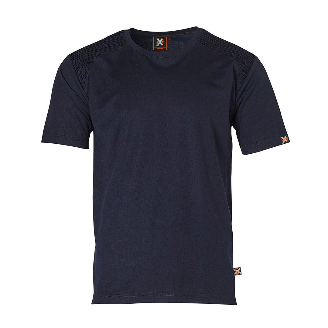 Winning Spirit The Stitched Shoulder Tee | Adults Navy Shirts & Tops