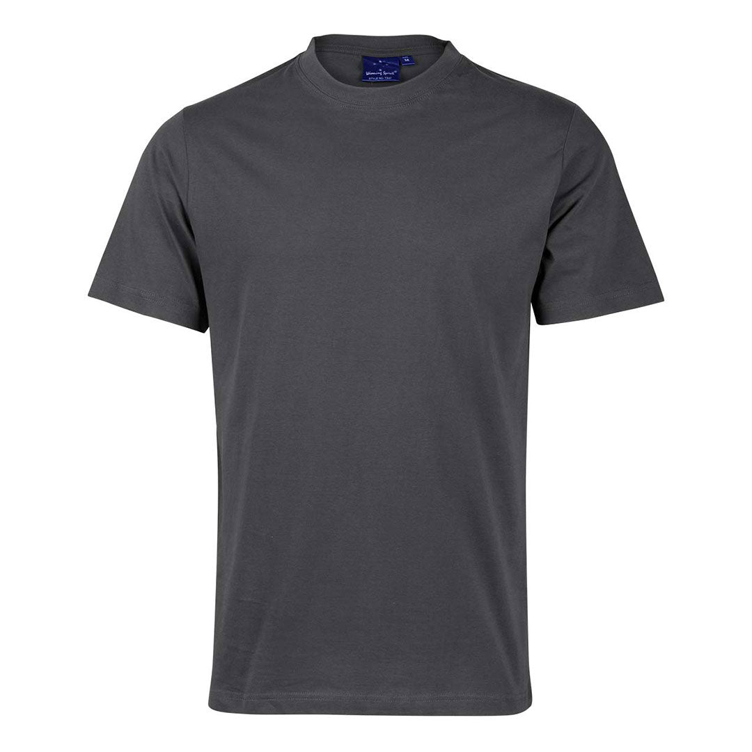 Winning Spirit The Savvy Tee | Basics | Mens Charcoal Shirts & Tops