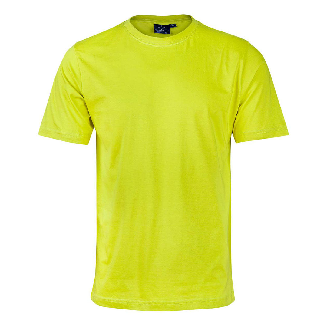 Winning Spirit The Savvy Tee | Brights | Mens Fluoro Yellow Shirts & Tops