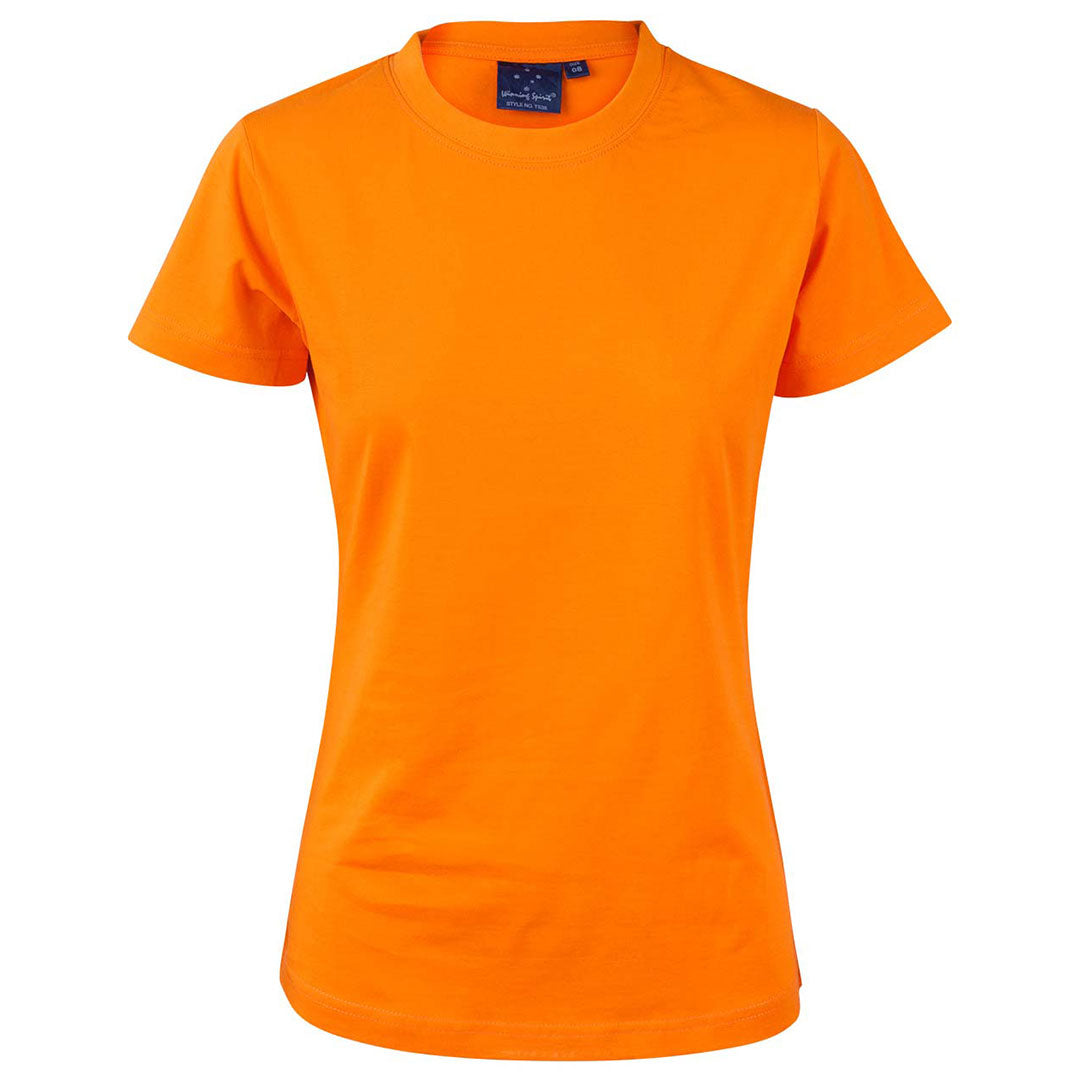Winning Spirit The Savvy Tee | Brights | Ladies Fluoro Orange Shirts & Tops