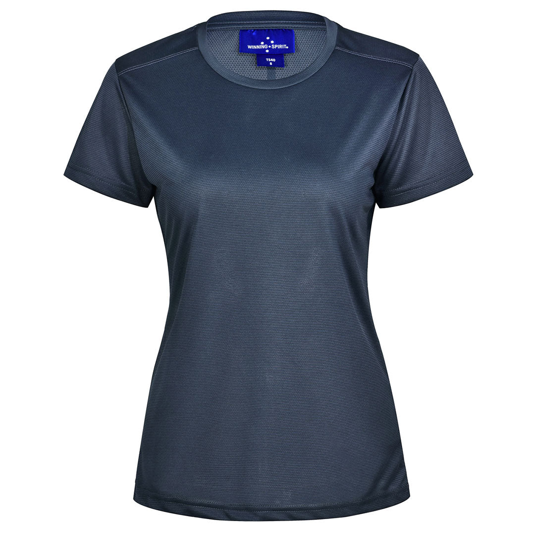 Winning Spirit The Ultra Light Tee | Ladies Graphite Shirts & Tops
