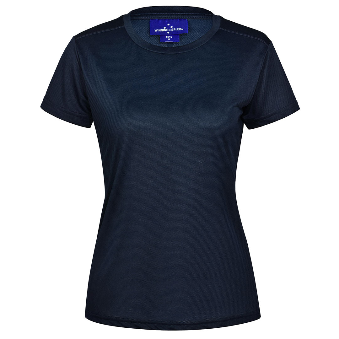Winning Spirit The Ultra Light Tee | Ladies Navy Shirts & Tops