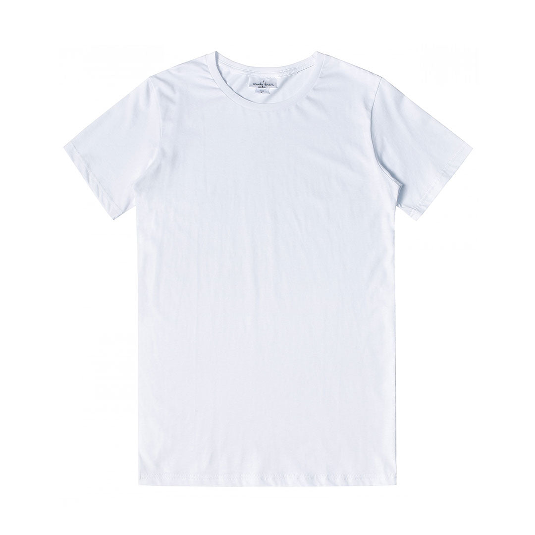 Winning Spirit The Premium Cotton Tee | Mens White Shirts & Tops