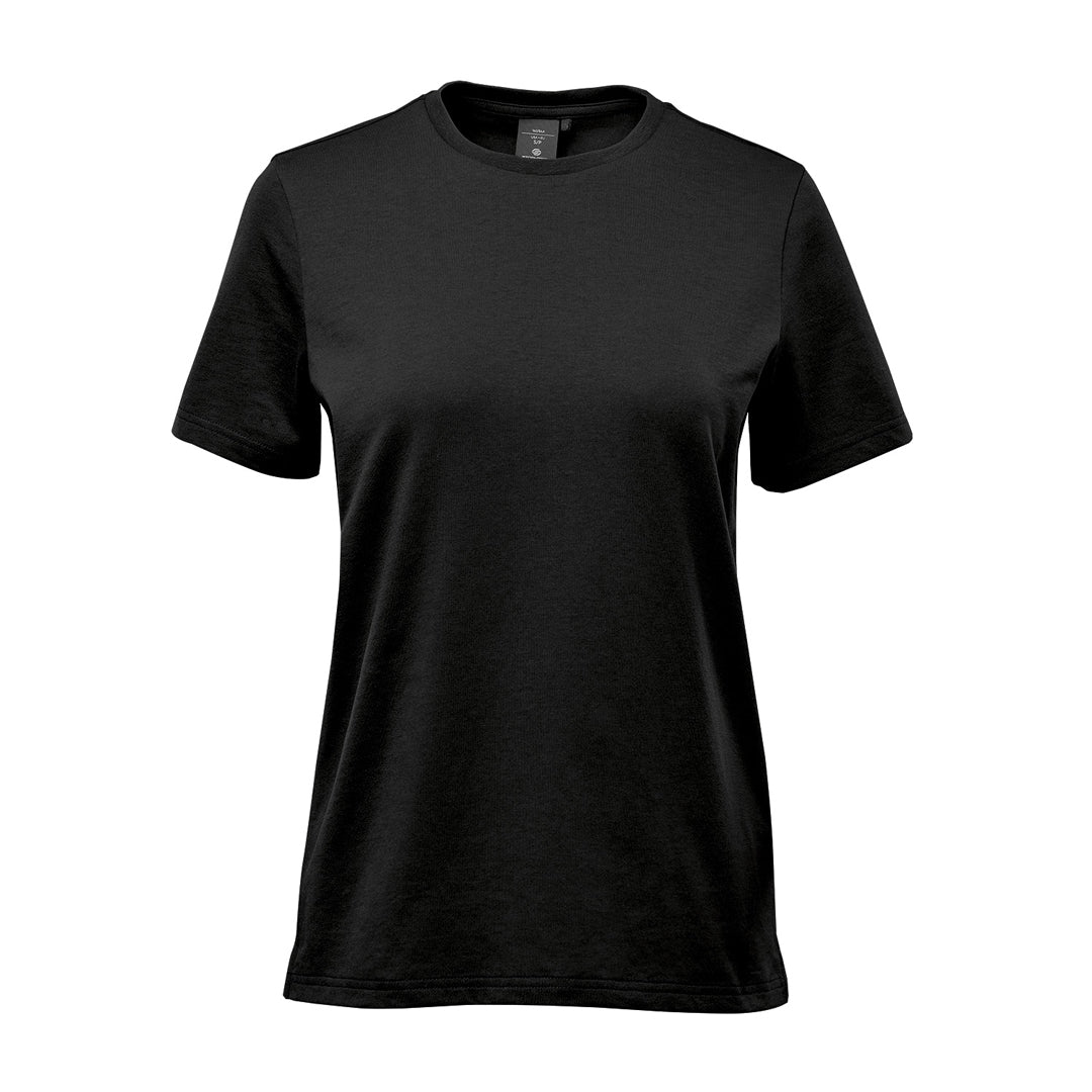 Stormtech The Oasis Tee | Ladies Black Shirts & Tops