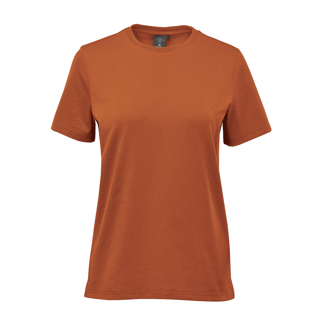 Stormtech The Settebello Tee | Short Sleeve | Ladies Rust Shirts & Tops