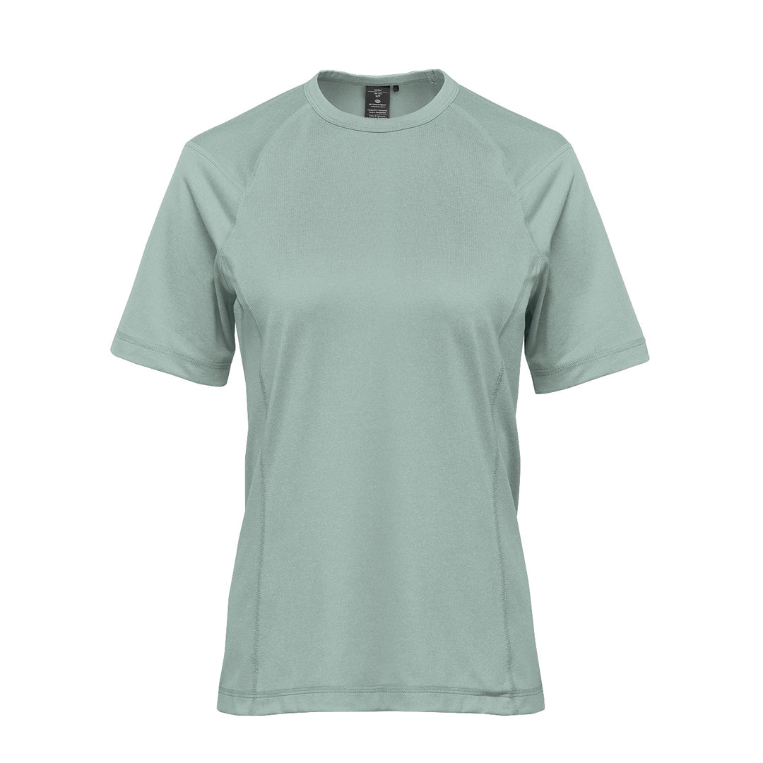 Stormtech The Volante Tee | Short Sleeve | Ladies Ice Blue Shirts & Tops
