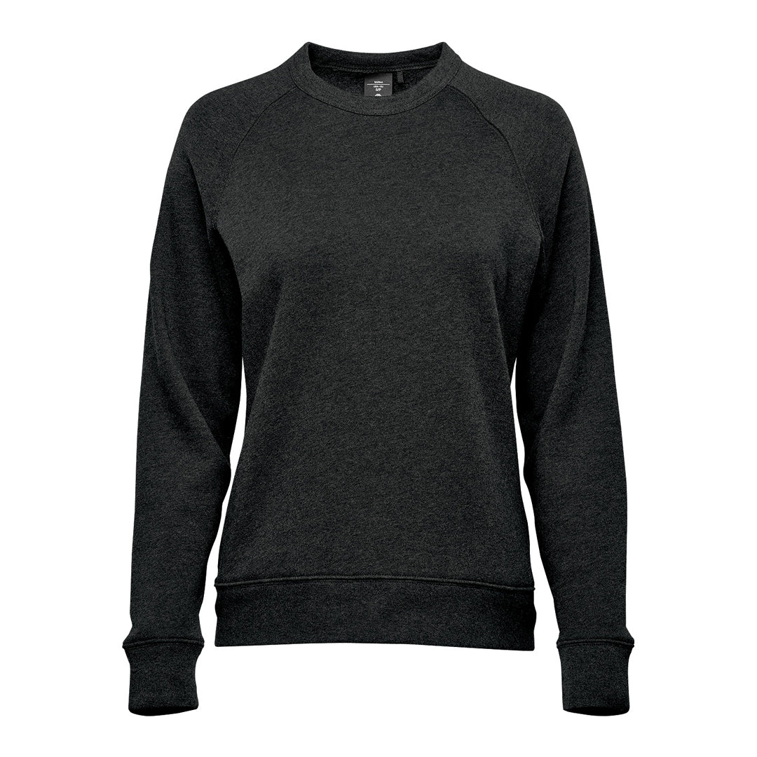Stormtech The Monashee Crew Neck Jumper | Ladies Black Shirts & Tops