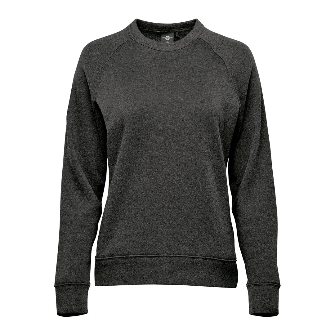 Stormtech The Monashee Crew Neck Jumper | Ladies Charcoal Marle Shirts & Tops