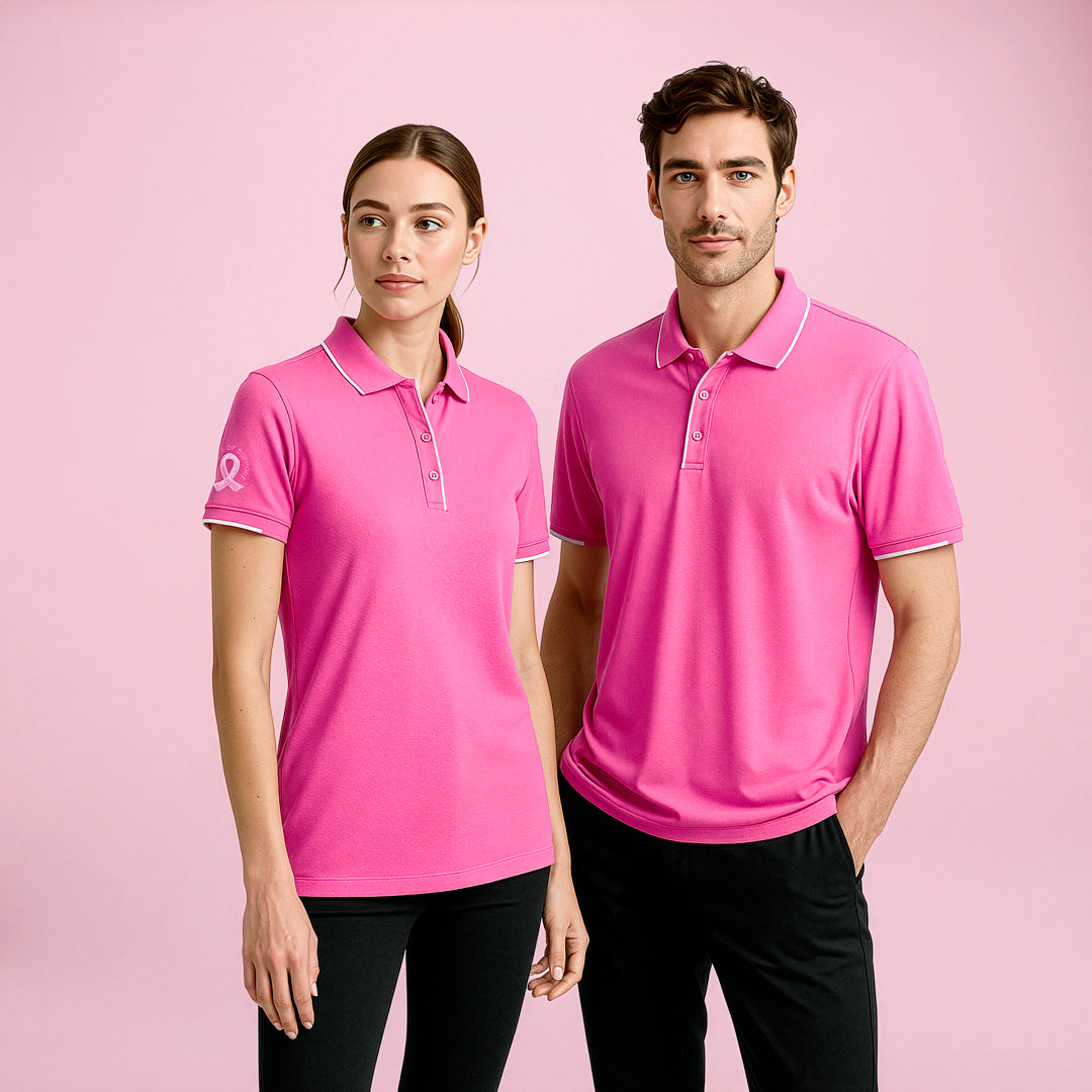 Biz Care The Pink Polo Top | Ladies Shirts & Tops