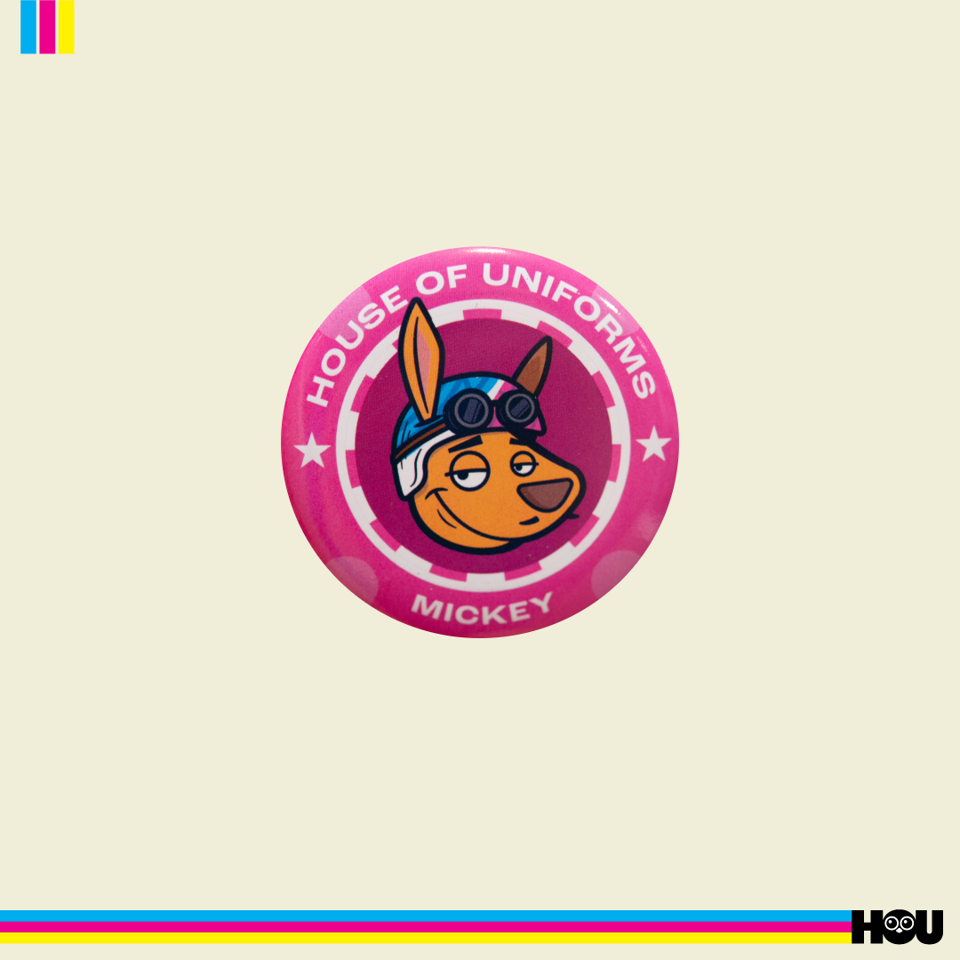 House of Uniforms The Helmet Head Fridge Magnet Mickey Promotional Products