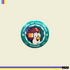 House of Uniforms The Helmet Head Fridge Magnet Phoebe Promotional Products