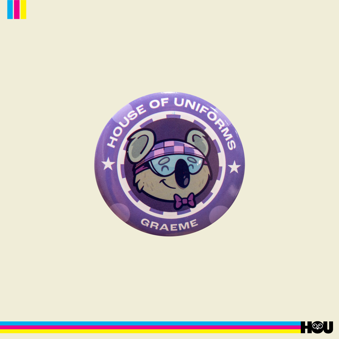 House of Uniforms The Helmet Head Fridge Magnet Graeme Promotional Products