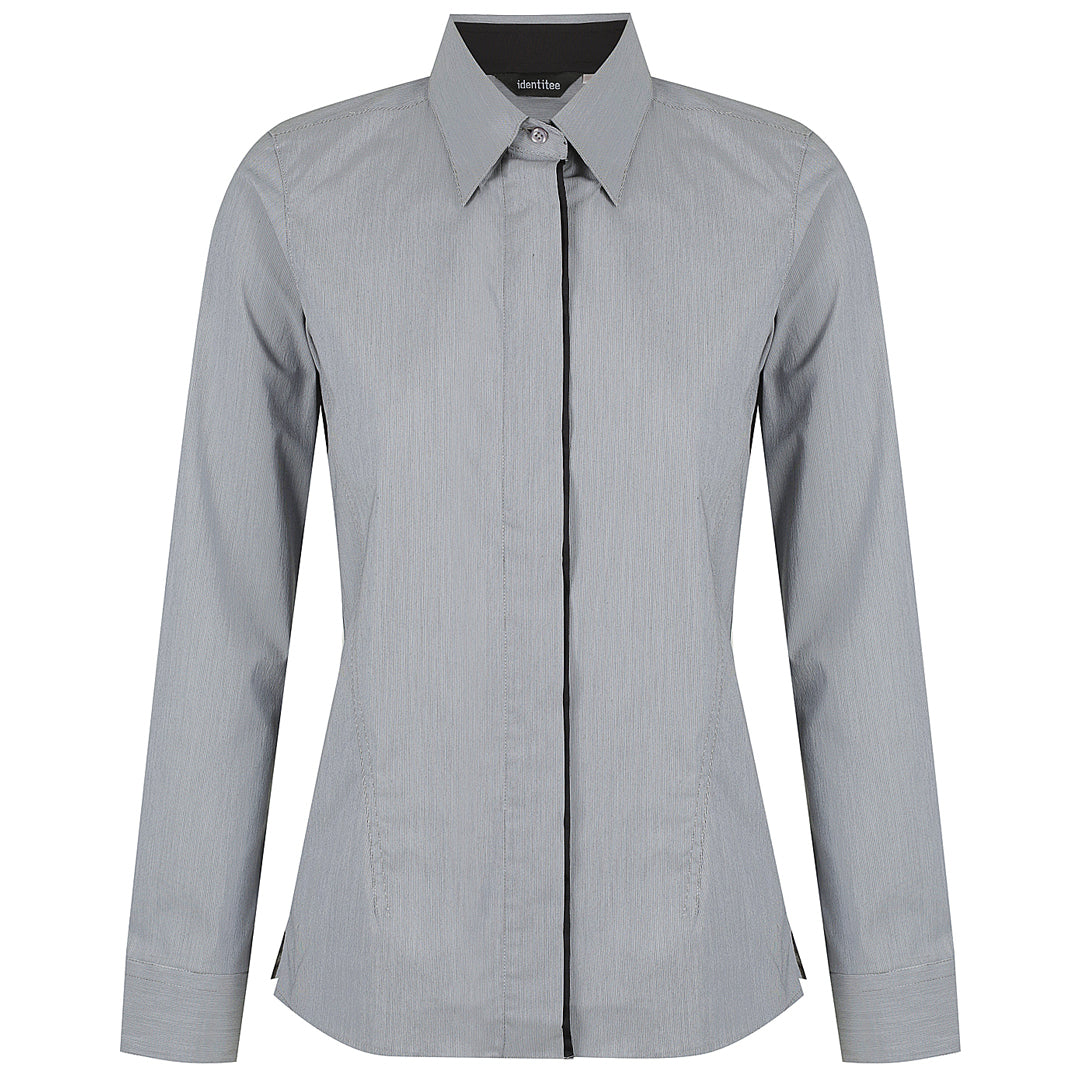 Identitee The Stella Shirt | Ladies | 3/4 & Long Sleeve Black/White Shirts & Tops
