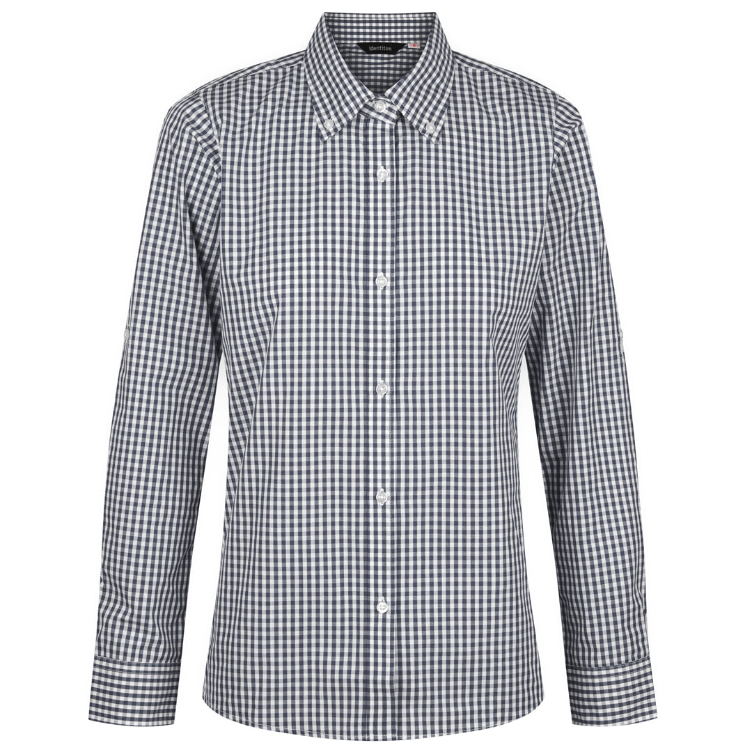 Identitee The Miller Shirt | Ladies | Short & Long Sleeve Navy Shirts & Tops
