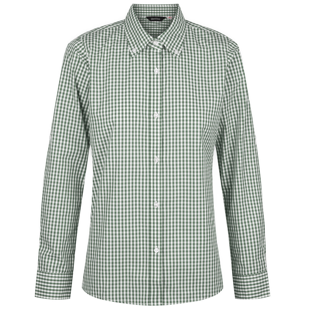 Identitee The Miller Shirt | Ladies | Short & Long Sleeve Racing Green Shirts & Tops