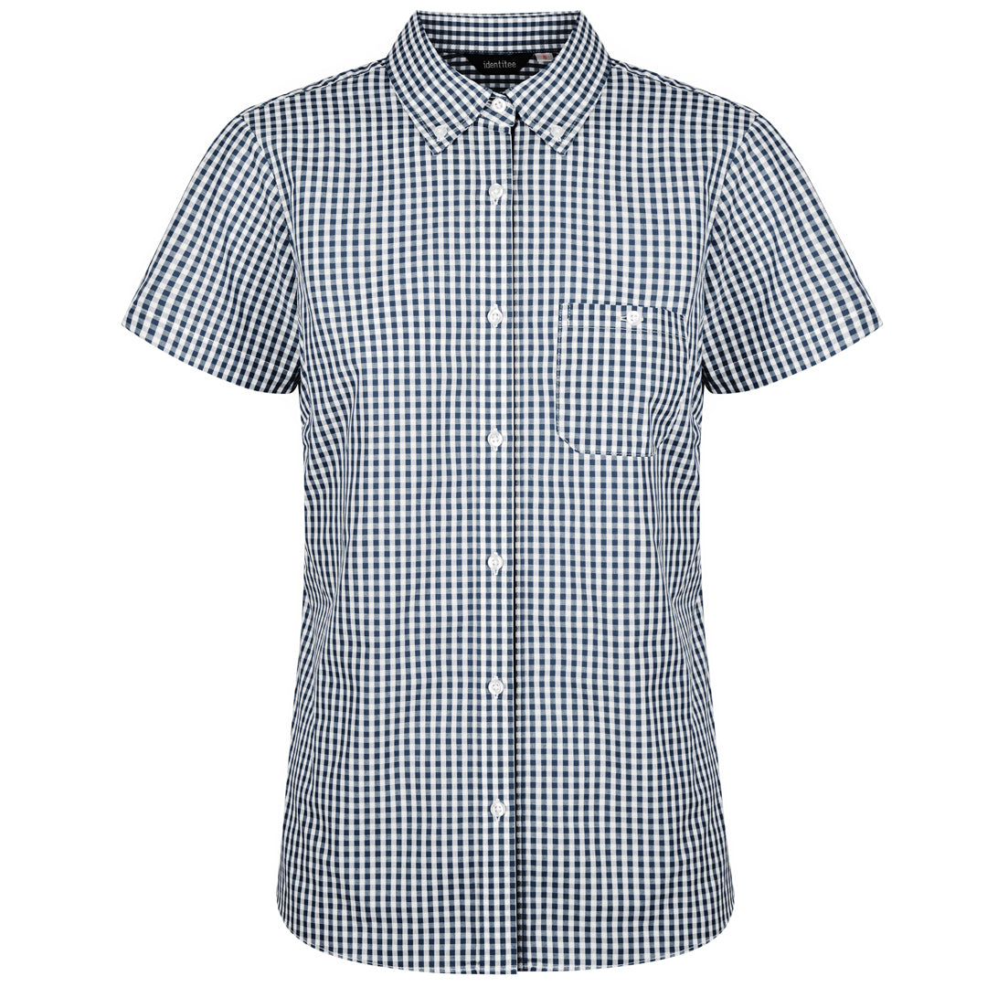 Identitee The Miller Shirt | Ladies | Short & Long Sleeve Navy Shirts & Tops