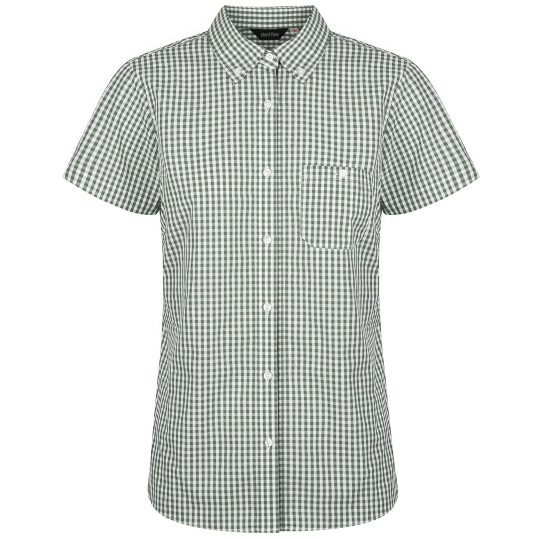 Identitee The Miller Shirt | Ladies | Short & Long Sleeve Racing Green Shirts & Tops