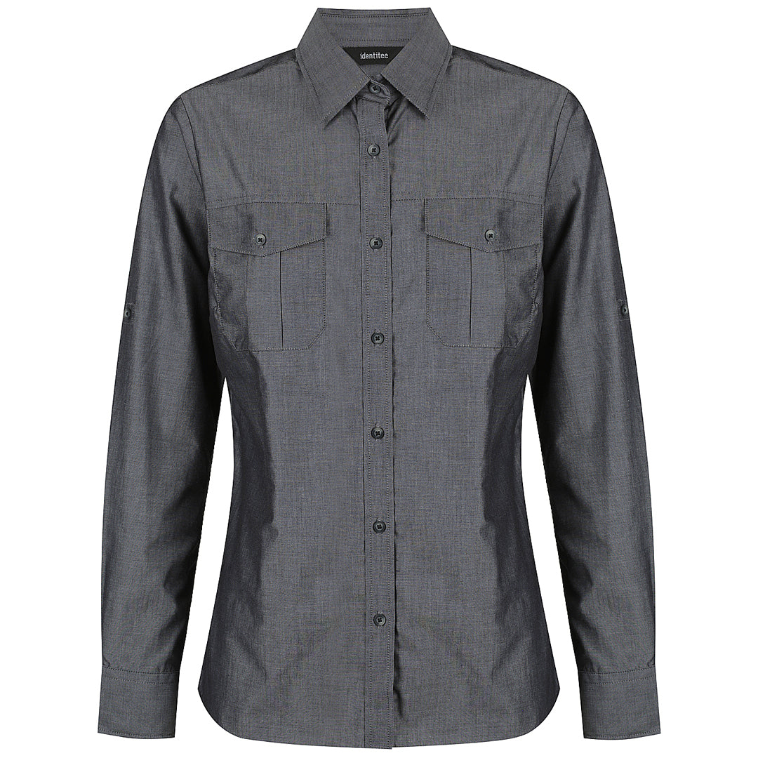 Identitee The Jasper Shirt | Ladies | Short & Long Sleeve Graphite Shirts & Tops