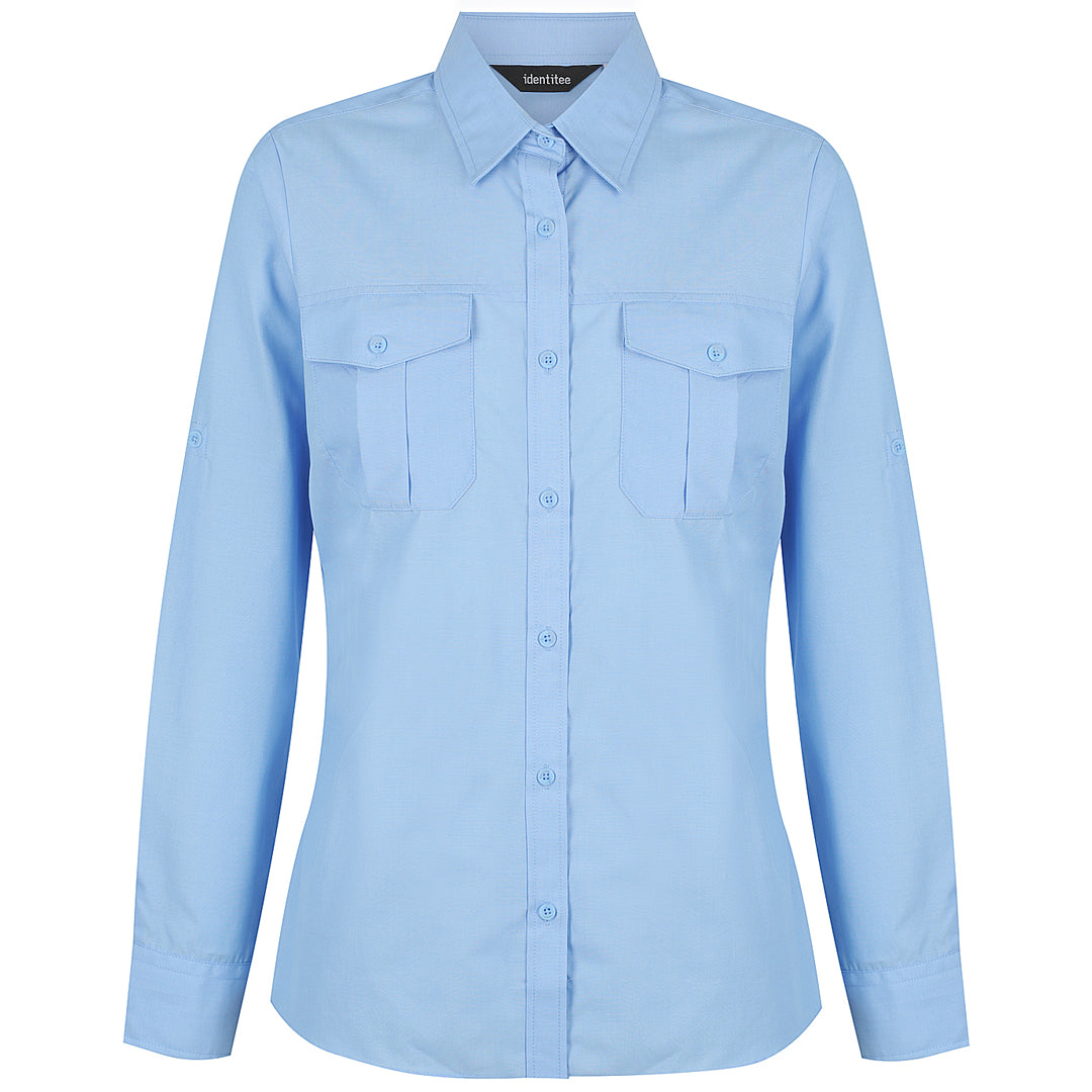 Identitee The Jasper Shirt | Ladies | Short & Long Sleeve Sky Shirts & Tops