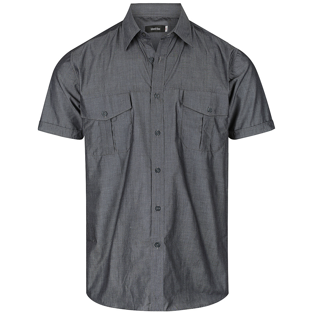 Identitee The Jasper Shirt | Mens | Short & Long Sleeve Graphite Shirts & Tops
