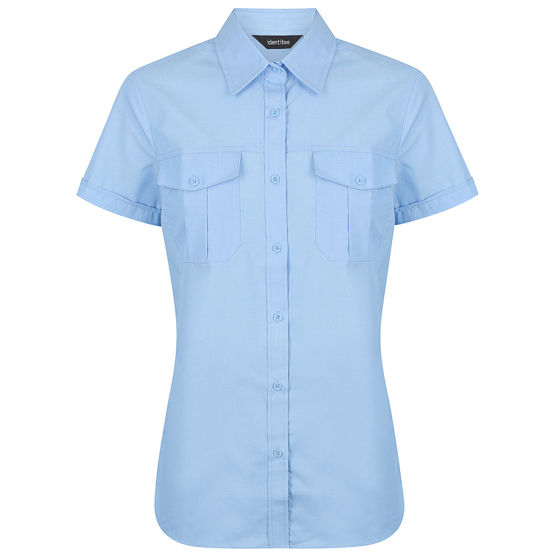Identitee The Jasper Shirt | Ladies | Short & Long Sleeve Sky Shirts & Tops