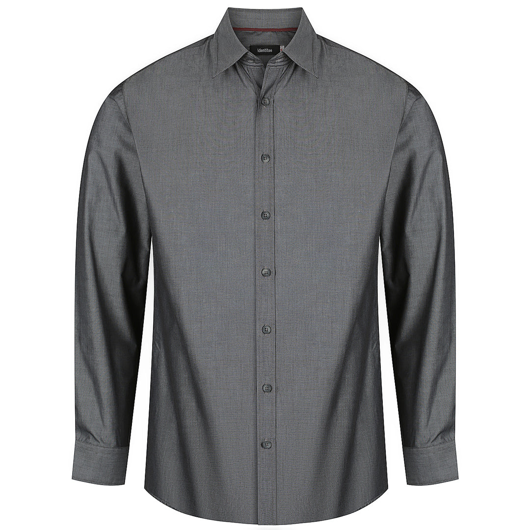 Identitee The Felix Shirt | Mens | Long Sleeve Graphite Shirts & Tops