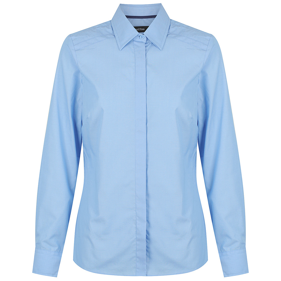 Identitee The Felix Shirt | Ladies | 3/4 & Long Sleeve Sky Shirts & Tops