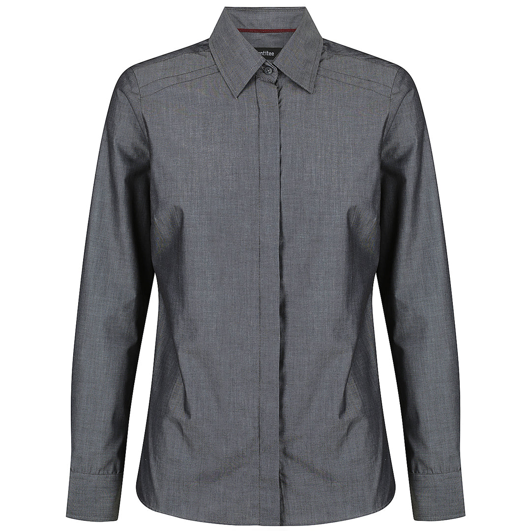 Identitee The Felix Shirt | Ladies | 3/4 & Long Sleeve Graphite Shirts & Tops