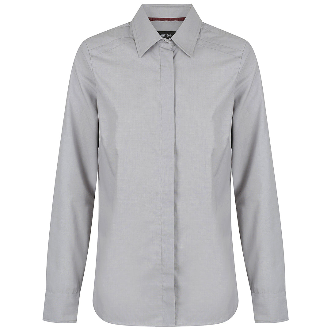 Identitee The Felix Shirt | Ladies | 3/4 & Long Sleeve Grey Shirts & Tops