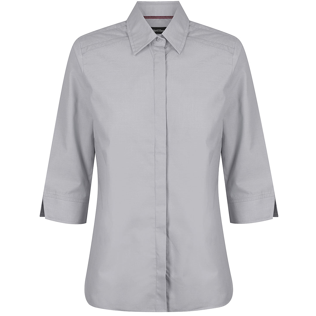 Identitee The Felix Shirt | Ladies | 3/4 & Long Sleeve Grey Shirts & Tops