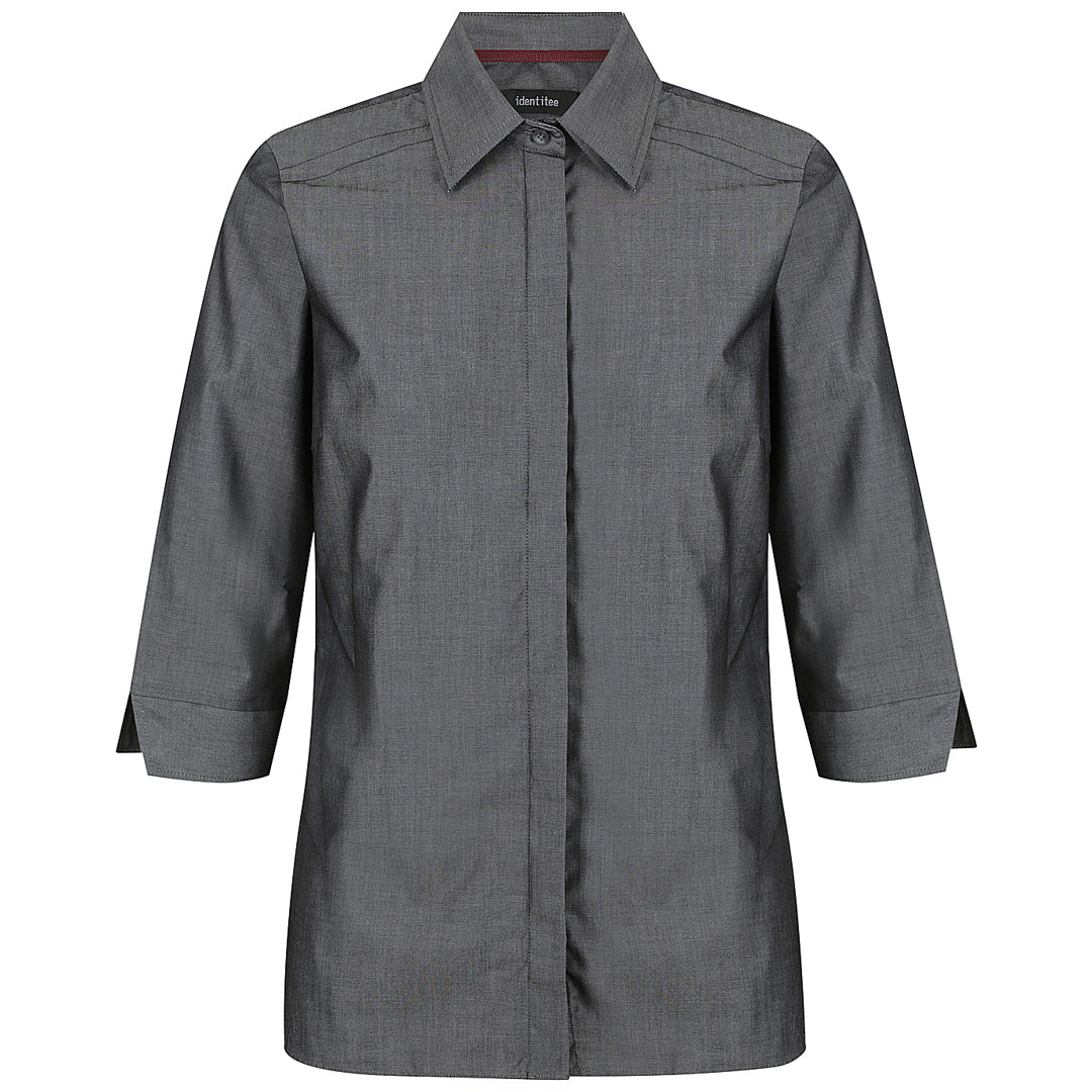 Identitee The Felix Shirt | Ladies | 3/4 & Long Sleeve Graphite Shirts & Tops