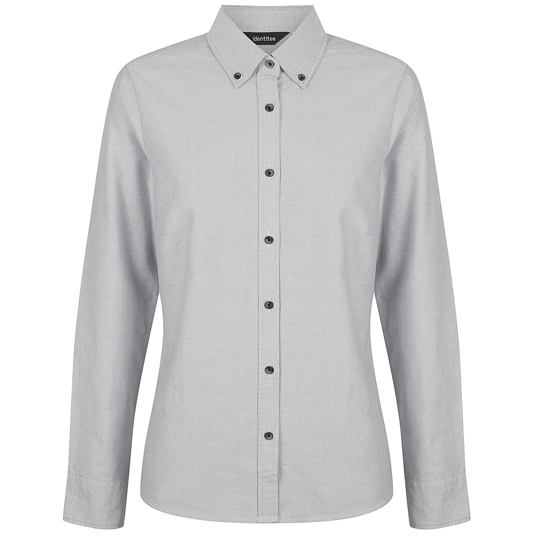Identitee The Reuben Shirt | Ladies | 3/4 & Long Sleeve Grey Shirts & Tops