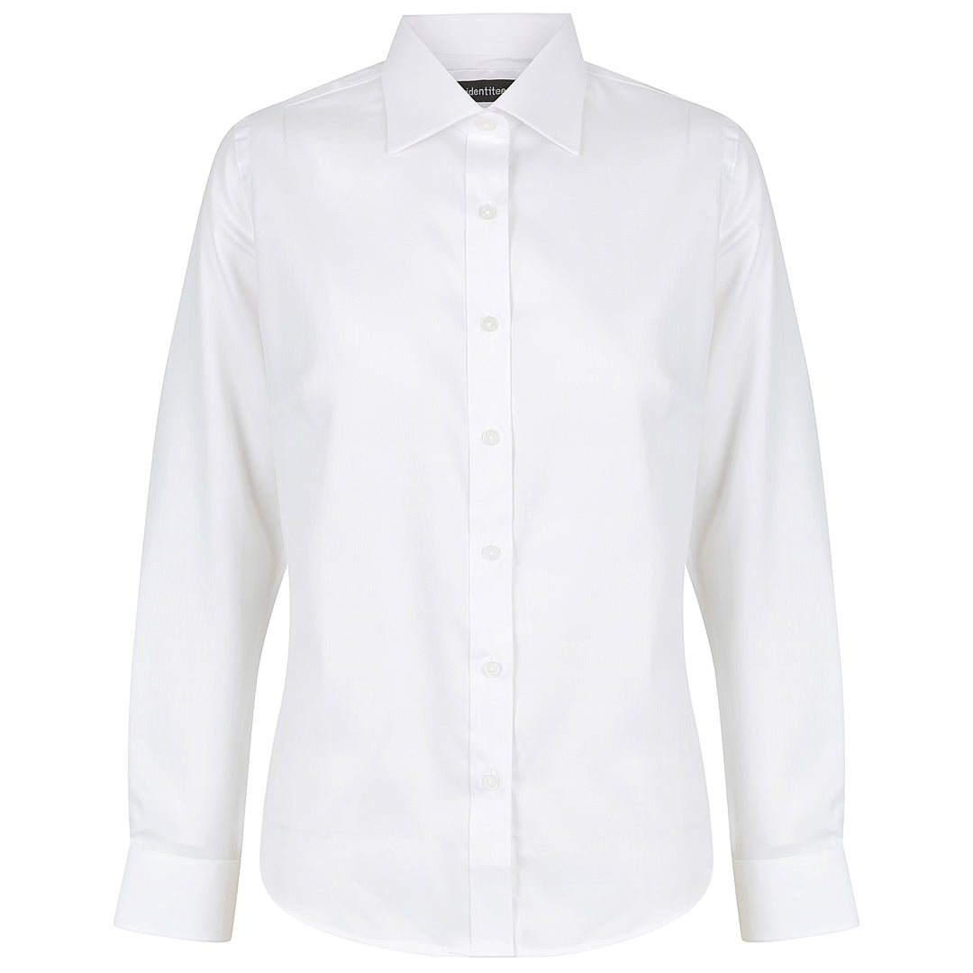 Identitee The Kingston Shirt | Ladies | Long Sleeve White Shirts & Tops