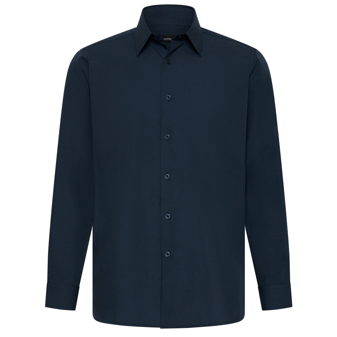 Identitee The Blake Shirt | Mens | Long Sleeve Navy Shirts & Tops
