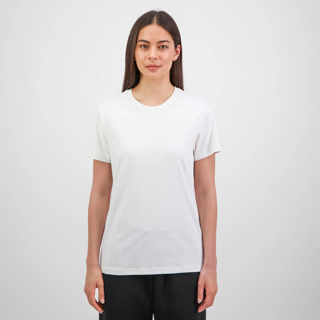 Goodmates The Basis Tee | Short Sleeve | Ladies Ecru Shirts & Tops