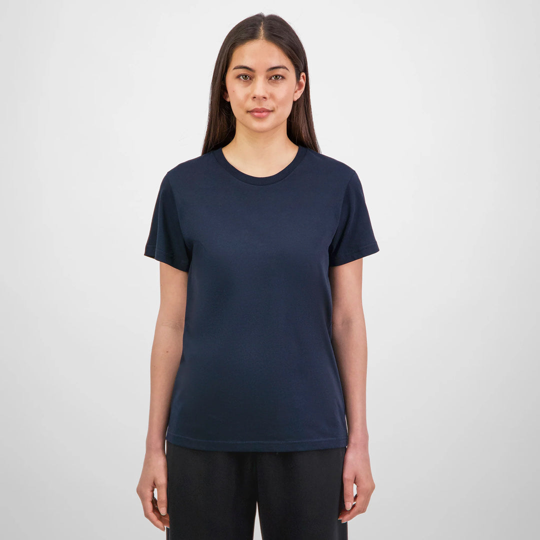 Goodmates The Basis Tee | Short Sleeve | Ladies Navy Shirts & Tops