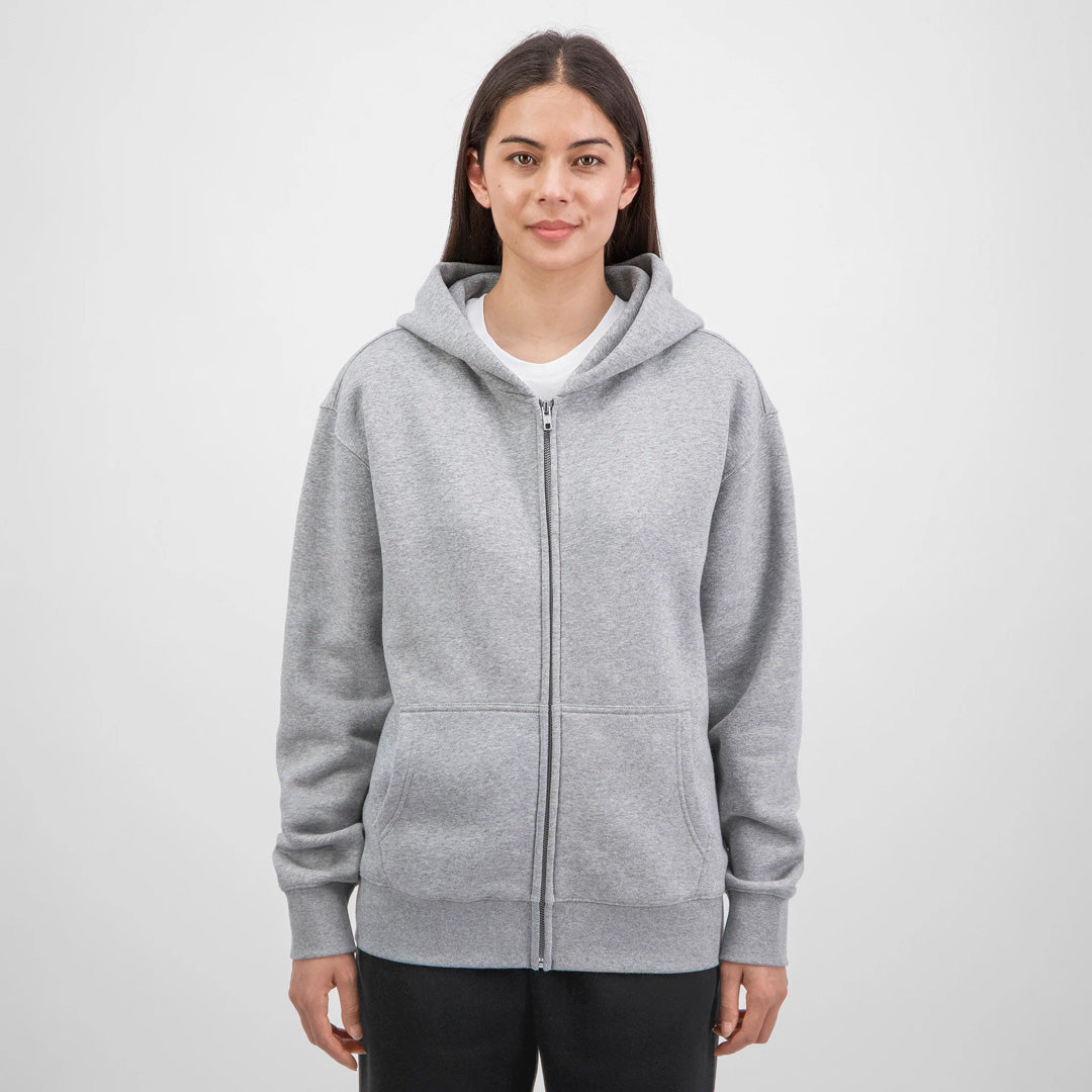 Goodmates The Everyday Zip Hoodie | Ladies Grey Marle Hoodie