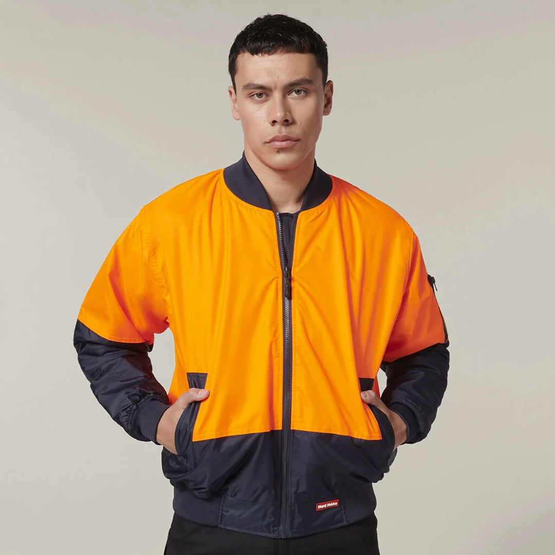 Hard Yakka The Core Day Hi Vis Bomber Jacket | Mens Coats & Jackets