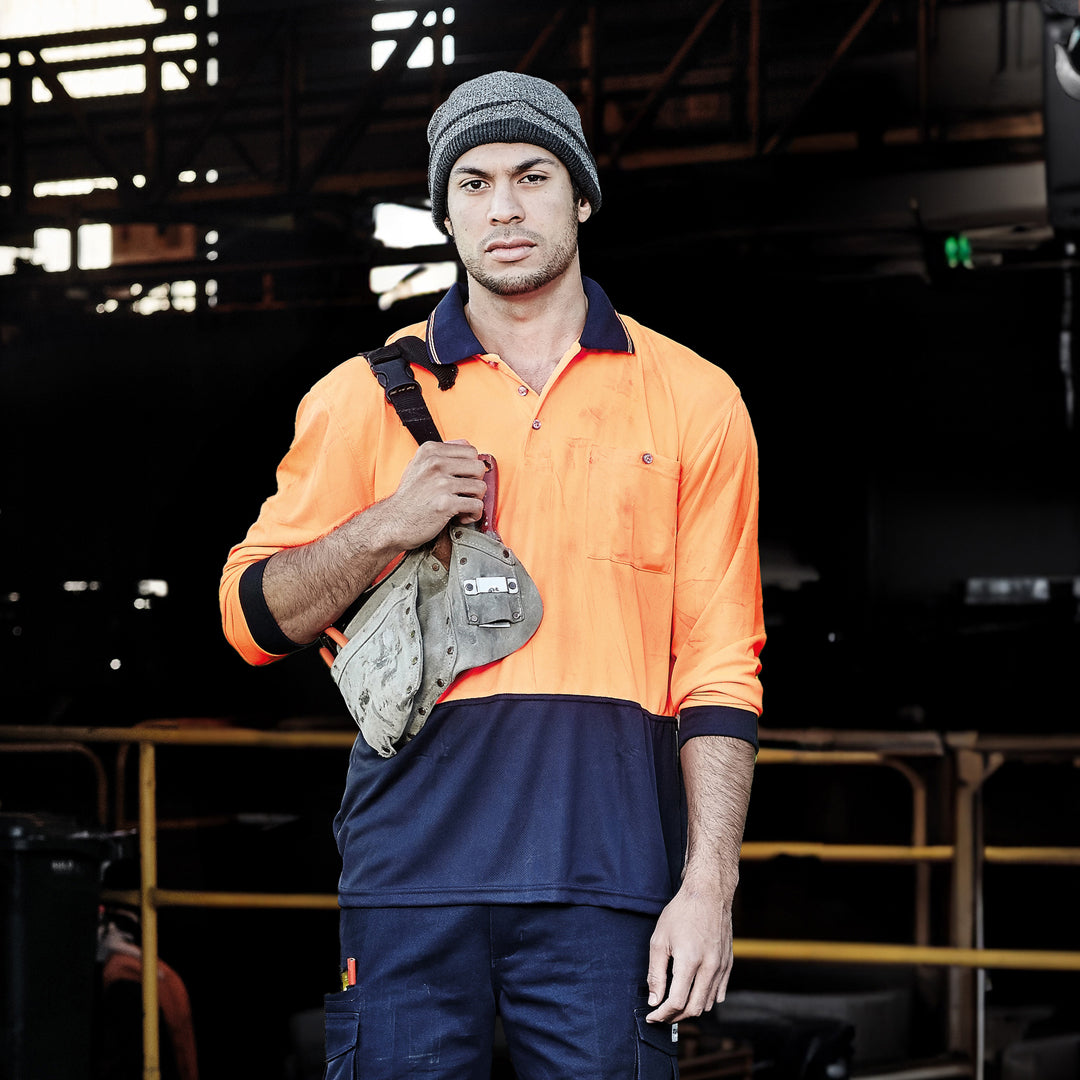Syzmik The Alan Polo | Mens | Long Sleeve Shirts & Tops