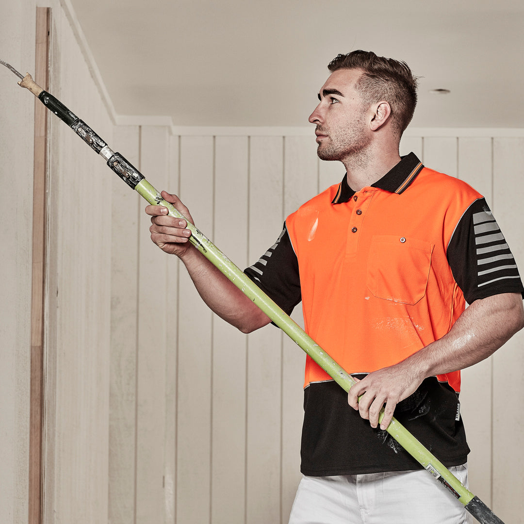 Syzmik The Hi Vis Zone Polo | Short Sleeve | Mens Shirts & Tops