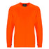 Syzmik The Hi Vis Tee | Long Sleeve Orange Shirts & Tops