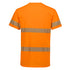 Syzmik The Hi Vis Segmented Tape Cotton Tee | Adults Work Safety Protective Gear