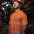 Syzmik The Hi Vis Segmented Tape Cotton Tee | Adults Work Safety Protective Gear