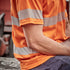 Syzmik The Hi Vis Segmented Tape Cotton Tee | Adults Work Safety Protective Gear