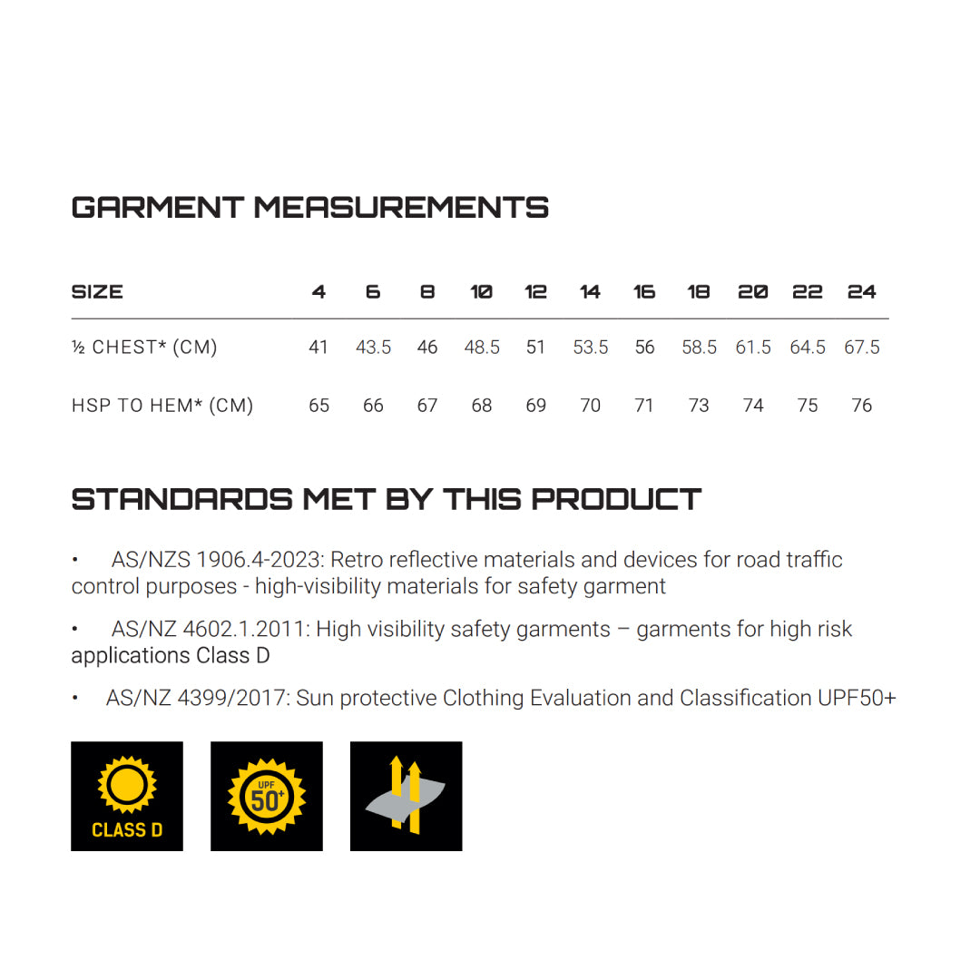 Syzmik The Basic Hi Vis Polo | Ladies | Short Sleeve Shirts & Tops