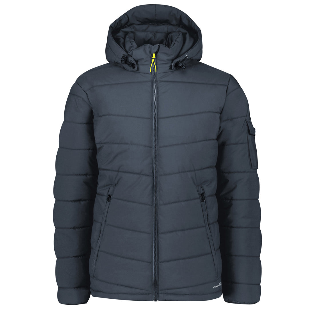 Streetworx The Hooded Puffer Jacket | Unisex Charcoal Coats & Jackets