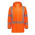 Syzmik The Hi Vis X Back Heavy Duty Jacket | Adults Orange Work Safety Protective Gear