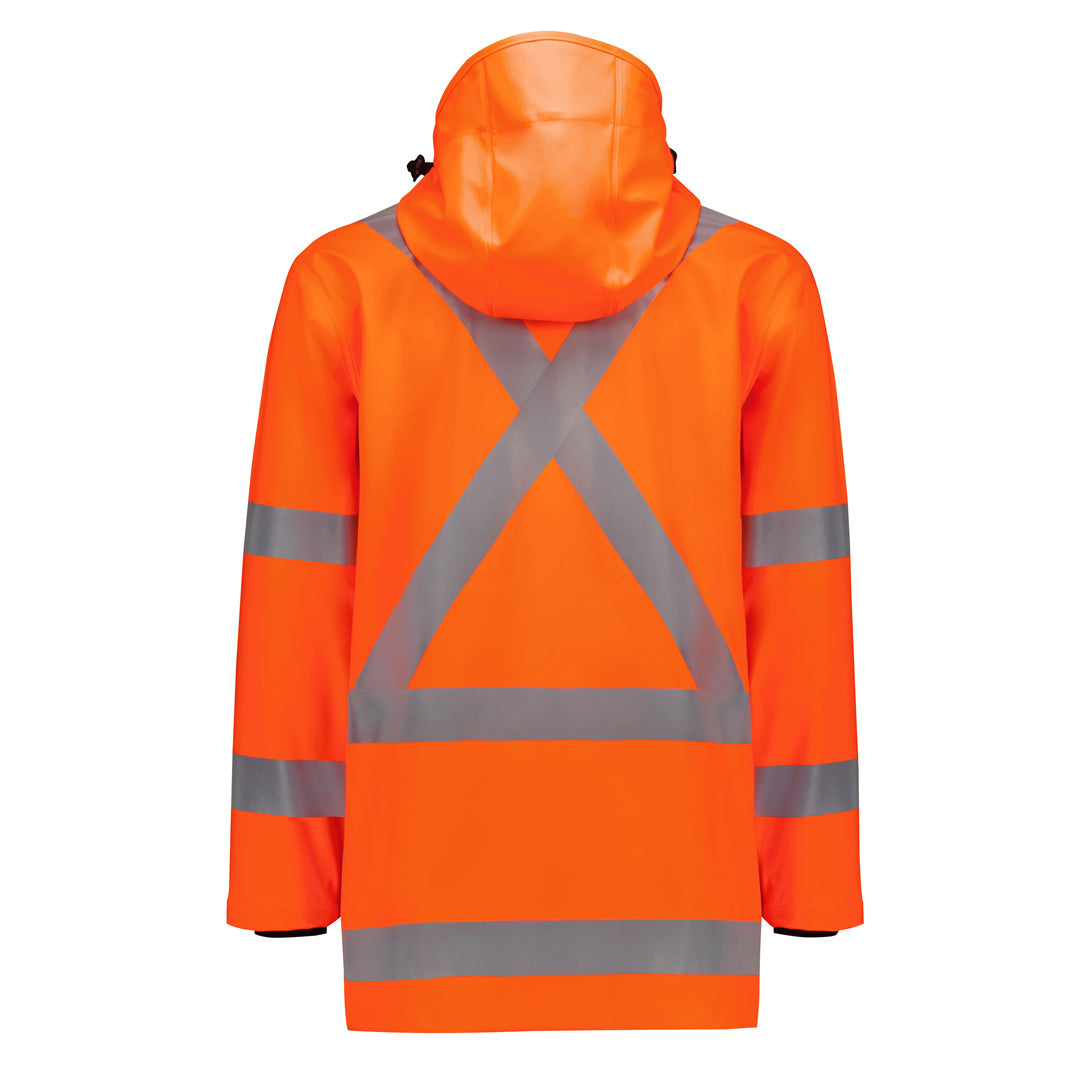 Syzmik The Hi Vis X Back Heavy Duty Jacket | Adults Work Safety Protective Gear