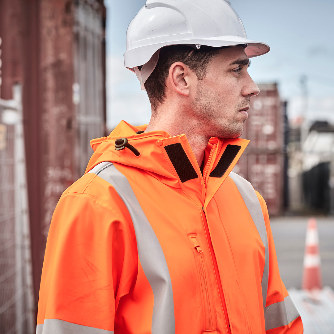 Syzmik The Hi Vis X Back Heavy Duty Jacket | Adults Work Safety Protective Gear